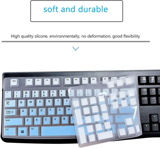 MUBUY Keyboard Cover & Skin Protector for Logitech MK120 - keyboard Protective Skin, US Layout