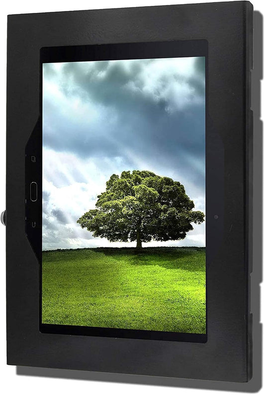 TABcare Locking Anti-Theft Metal Case for Samsung Galaxy TAB A 9.7" Tablet for Kiosk, POS, Store, Show Display, Time Clock (TAB A 9.7, Black)