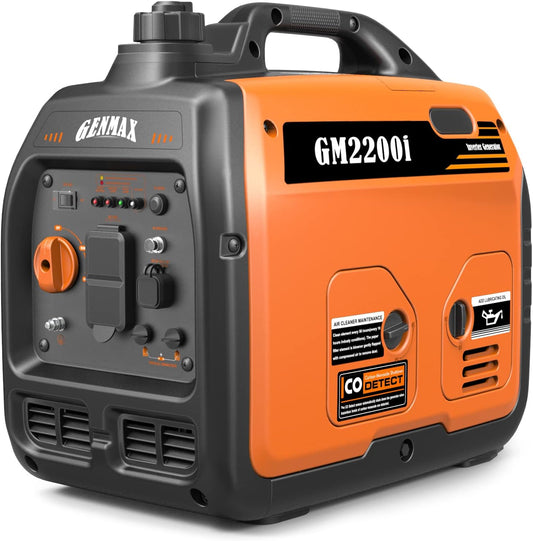 GENMAX Generator,EPA Compliant, Eco-Mode Feature, Ultra Lightweight for Backup Home Use & Camping