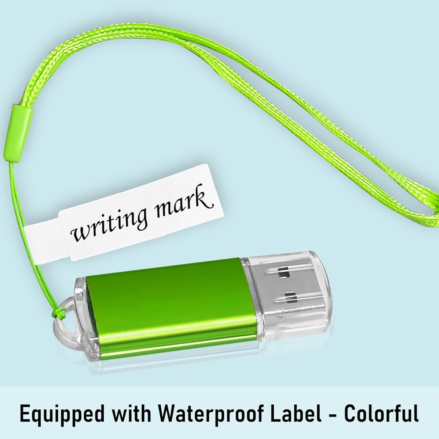 1GB USB Flash Drive 20 Pack Nicepicten Bulk USB 2.0 Thumb Drives 20Pack Metal Jump Zip Drive Memory Stick Pendrive Memoria USB 1 GB with 20PCS Lanyard Label - Green 20 X 1GB Flash Drives Bulk