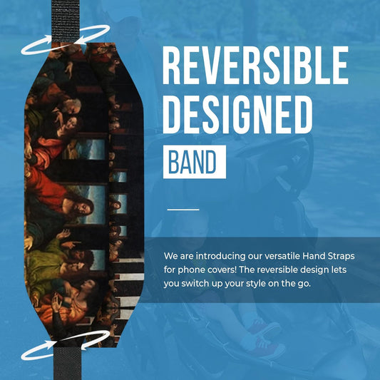 Customizable Universal Phone Grip Strap | Reversible Phone Hand Strap for Phone Cases as Phone Loop Holder| Secure handling by Comfortable Phone Strap - Last Supper