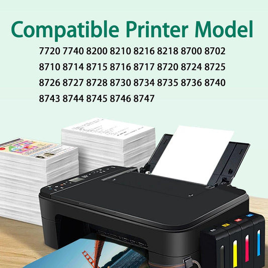 952XL Ink Cartridges Combo Pack Compatible for 8710 7740 Printer for OfficeJet Pro 8720 8725 8210 8715 8702 8740 7720 8730 8216 Printer (4-Pack)