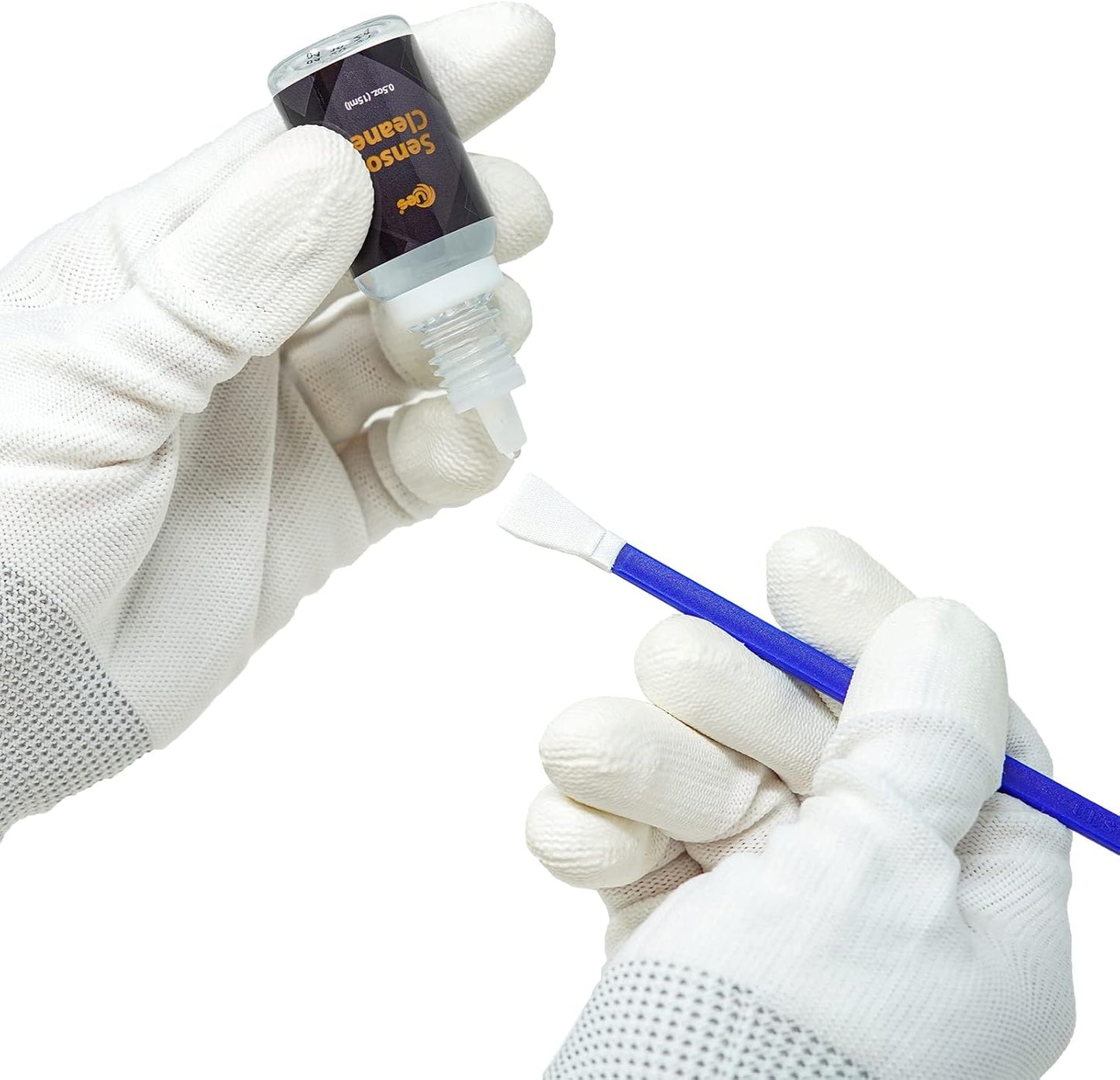 Digital Camera Micro Four-Thirds 4/3 (MFT) 12mm Sensor Cleaning Swabs x 14pcs + 15ml Liquid Cleaner for Mirrorless MILC and ILDC