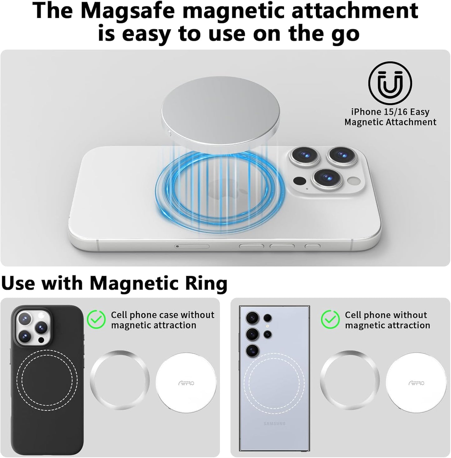 P10 Magnetic PSSD 1TB,for iPhone MagSafe Portable SSD, Upto 2000MB/s-Type-C, SM2320,USB 3.2 Gen 2x2 20Gbps, Connectivity, Updated Firmware - Portable Magnetic External Solid State Solution