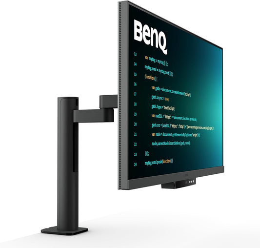 BenQ RD320UA 32” 4K 3840x2160 Programming Monitor with 2000:1 Contrast Ratio, Nano Matte Panel, MoonHalo, 90W USB-C, Coding Modes, Night Hours Protection, Ergonomic Stand, and Eye-Care Technology