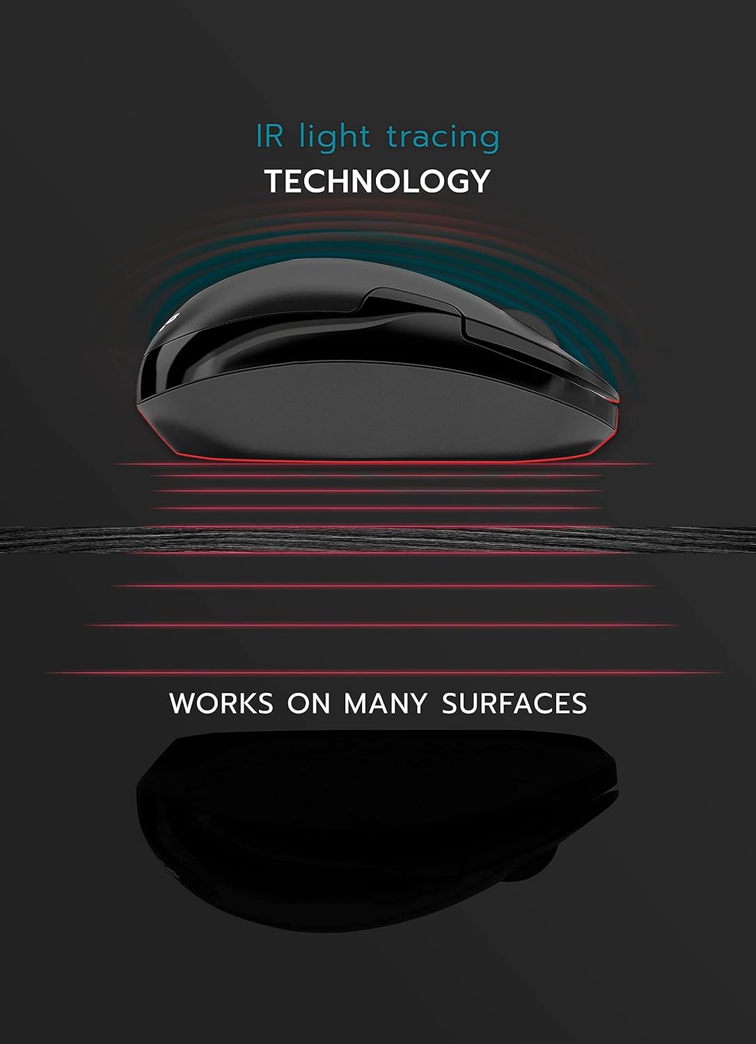 – Wireless Silent Optical Mouse with USB Receiver and Batteries – Cordless, Portable, Quiet Click Mouse for PC, Laptop, Chromebook, Computer