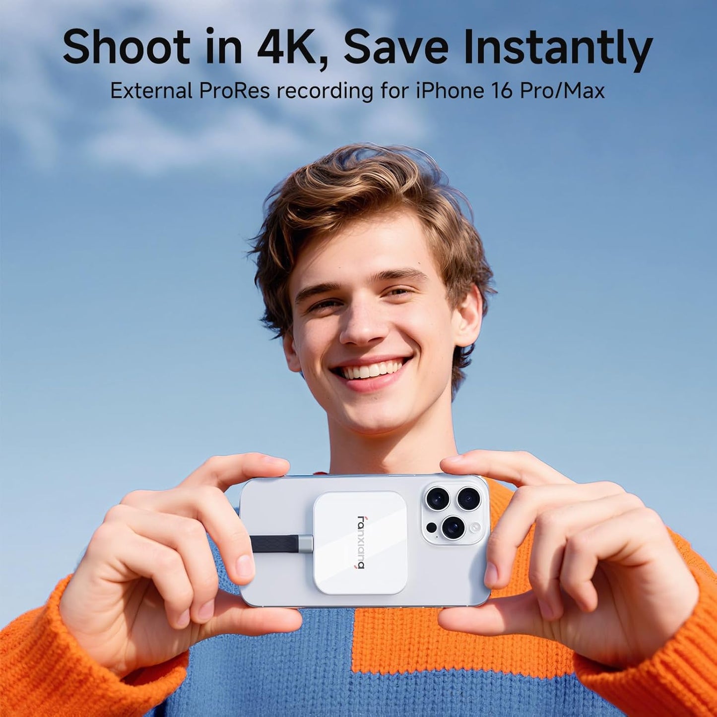 2TB Magnetic External SSD,2000MB/s Type-C USB 3.2 Gen 2x2 Portable SSD,Ultra-Slim External Hard Drive,4K ProRes Recording & Store,External Solid State Drive for iPhone15/16/Android/PC/Mac -PS2005