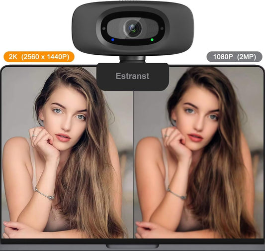 USB Webcam with Privacy Cover & Noise Canceling Microphone, Works with Zoom Teams YouTube Xbox, External 1080P Computer Web Camera for Laptop Mac PC Desktop Monitor