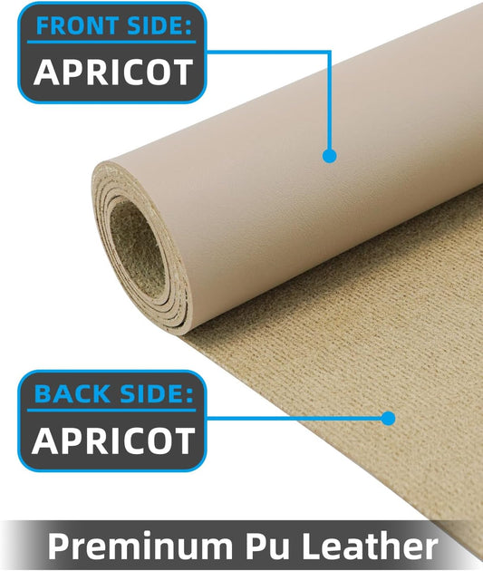 PULeather Non-Slip Desk Mat, Large Mouse Pad & Laptop Desk Pad - Waterproof Writing Pad for Office & Home (Beige, 35.4" x 17")