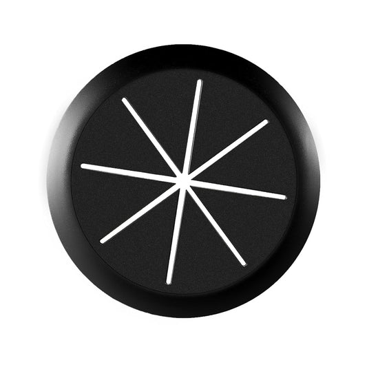 HYCC 10 Pack 2 Inch Flexible Desk Grommet,Organize Wires and Cables on Office Equipment, Computer Components, Entertainment Systems Effectively - Color: Black