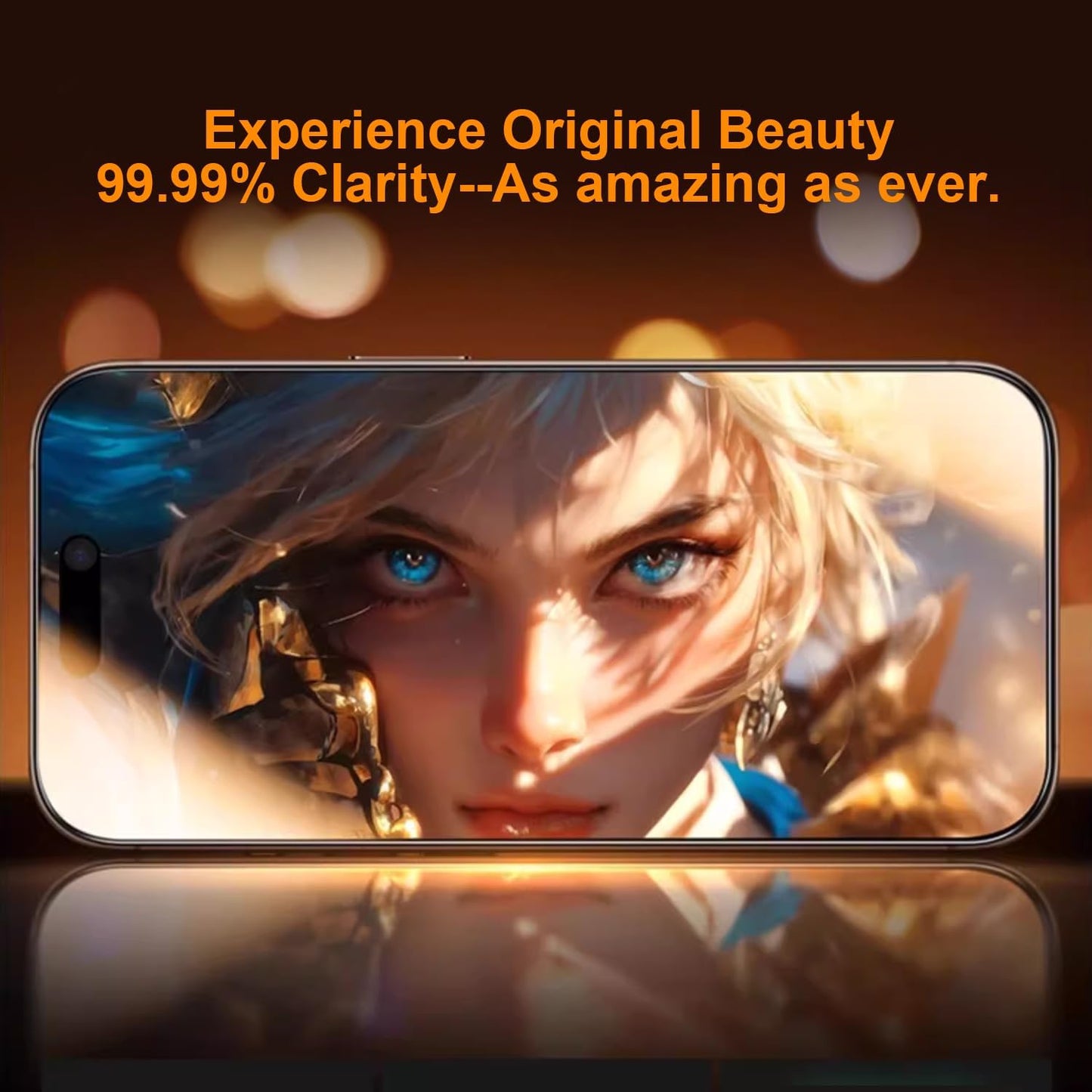 OneFish Privacy Screen Protector for iPhone 15 Pro Max, Full Edge Coverage 6.7" 15 Pro Max, Bubble Free, Easy Installation, Auto Dust-Elimination, 2 Pack