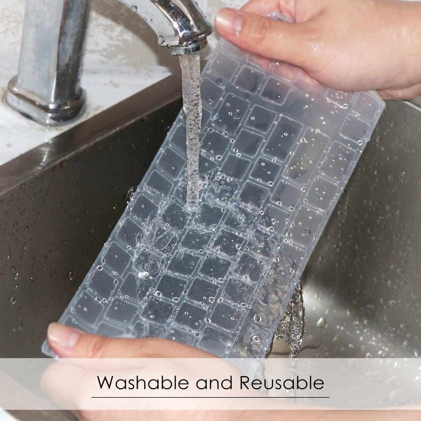 Allinside Transparent Cover for Apple iMac Magic Keyboard with Numeric Keypad MQ052LL/A A1843 US Layout