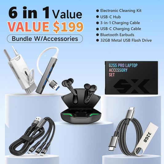 HP 2025 15.6" Touchscreen Laptop Computer, Intel Core i3-1315U(Up to 4.5GHz), 64GB RAM, 2TB SSD, Windows 11 Pro, Copilot AI, HD Display, Wi-Fi 6, Bluetooth 5.3, w/Accessories for Business & Student