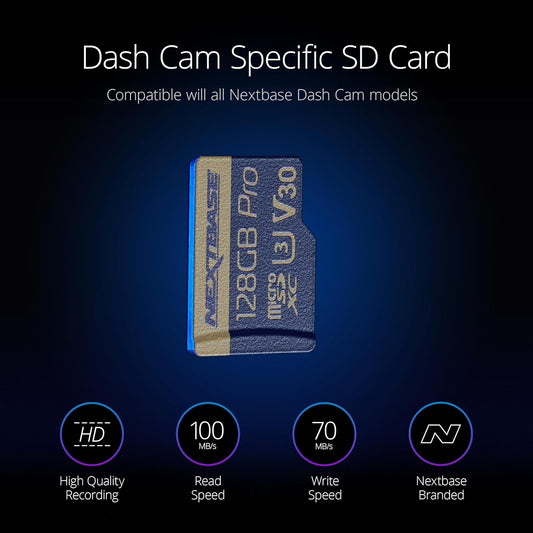 Nextbase Dash Cam 128GB U3 microSD Card for Read Camera Modules