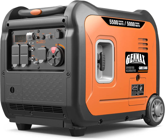 GENMAX Generator,EPA Compliant, Eco-Mode Feature, Ultra Lightweight for Backup Home Use & Camping
