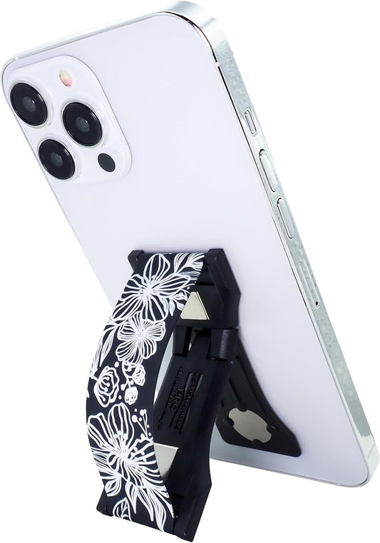 LOVEHANDLE PRO Premium Phone Grip - Silicone Phone Strap - Magnetic Phone Mount and Kickstand for Smartphone and Tablet - Storybook Silicone