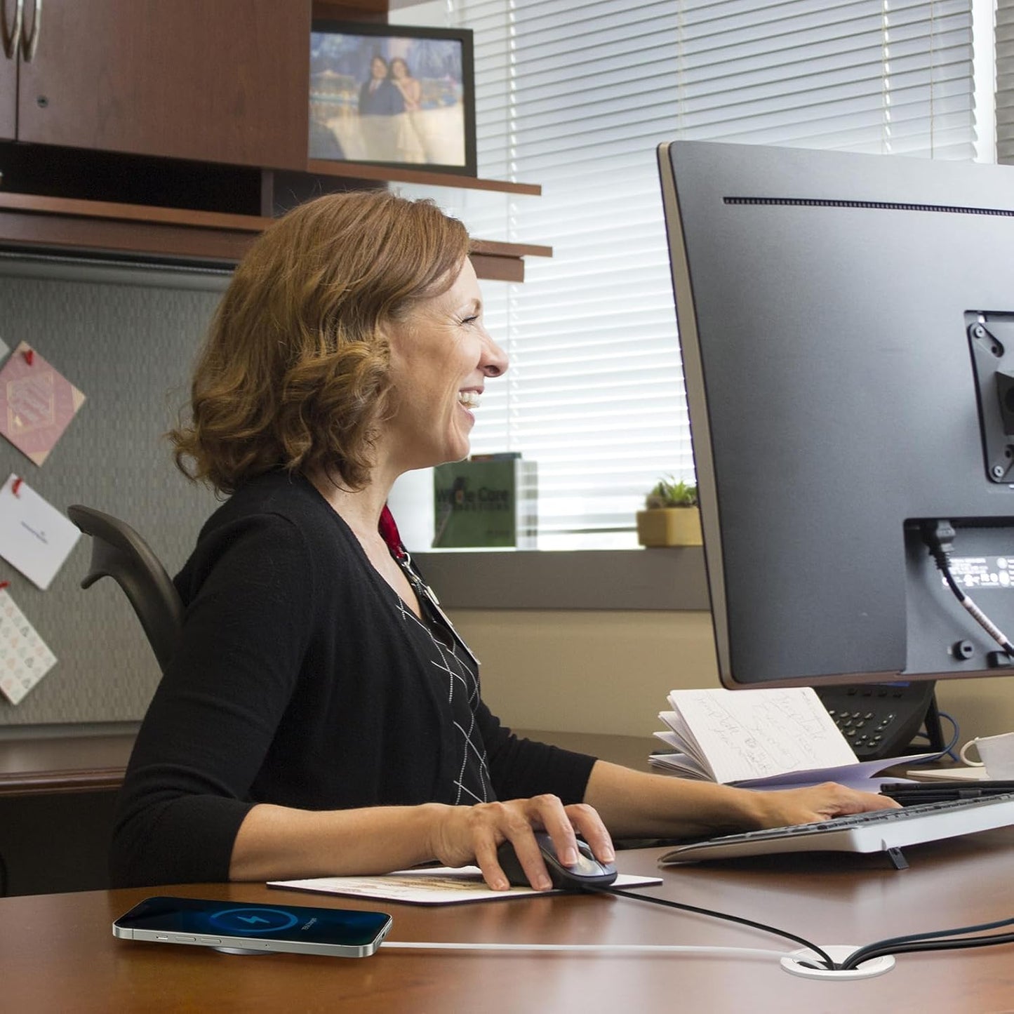 Desk Grommet 2 inch(50mm)8 Pcs, Desk Hole Grommet, Cable Grommet, Desk Hole Cover, Desk Cord Hole Cover, Desk Cable Hole Cover, Desk Wire Hole Insert, Furniture Hole Cover(White Grommet)