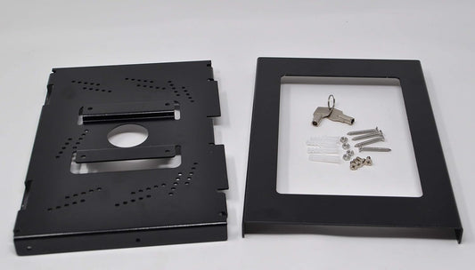 TABcare Locking Security Metal Case for iPad mini Used as Kiosk, POS, Store, Show Display (Black, iPad mini 4/5)