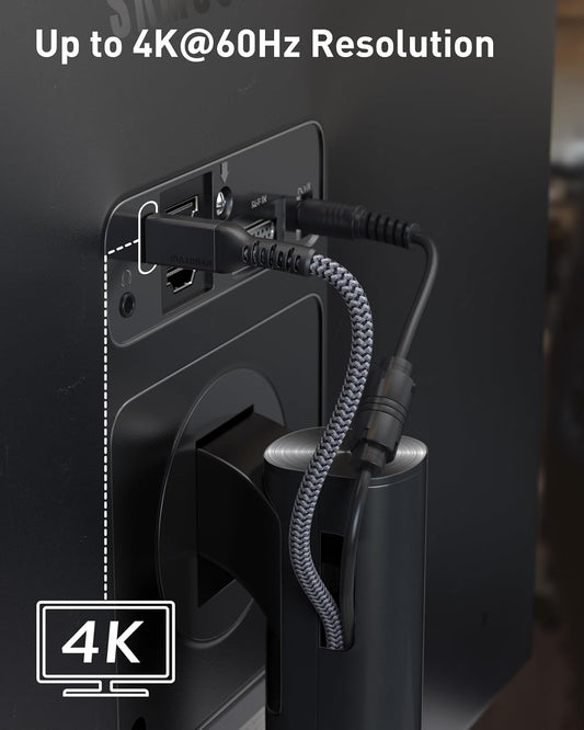 Maxonar 16.5FT Thunderbolt 4 Cable with 20Gbps Data Sync/100W Charging and 4K@60Hz for Thunderbolt 4/3, USB4, and USB C Devices