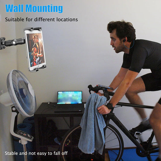 PLDHPRO Tablet Holder for Truck Heavy Duty Drill Base iPad Car Mount Stand for Dashboard Wall