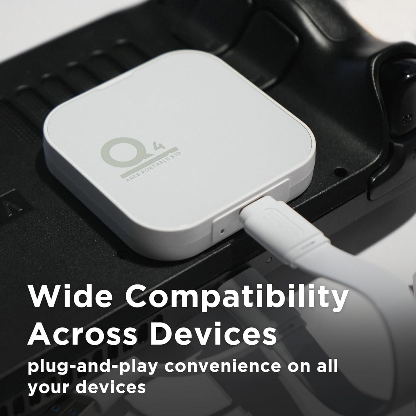 DATO Magnetic External SSD 2TB, External Solid State Drive Portable SSD USB 4.0 Gen 3x2, up to 4000/3600 MB/s, Type-C 4K ProRes HDR Record, Compatible with iPhone 15&16 Pro Max - ARES Q4 Series