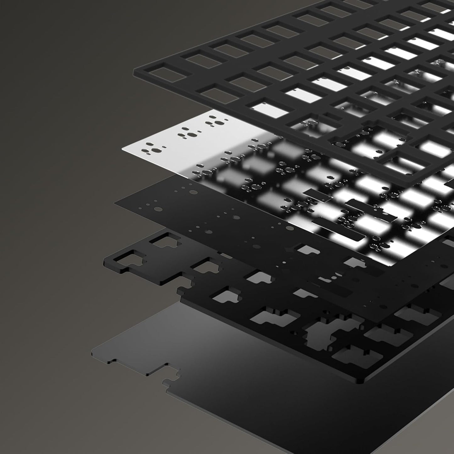 KEEBMONKEY WOBKEY Crush 80 Reboot CNC Aluminum 5-Second Quick-Release Triple-Mode Connectivity Mechanical Keyboard with Superior Acoustics (Pro Silver)