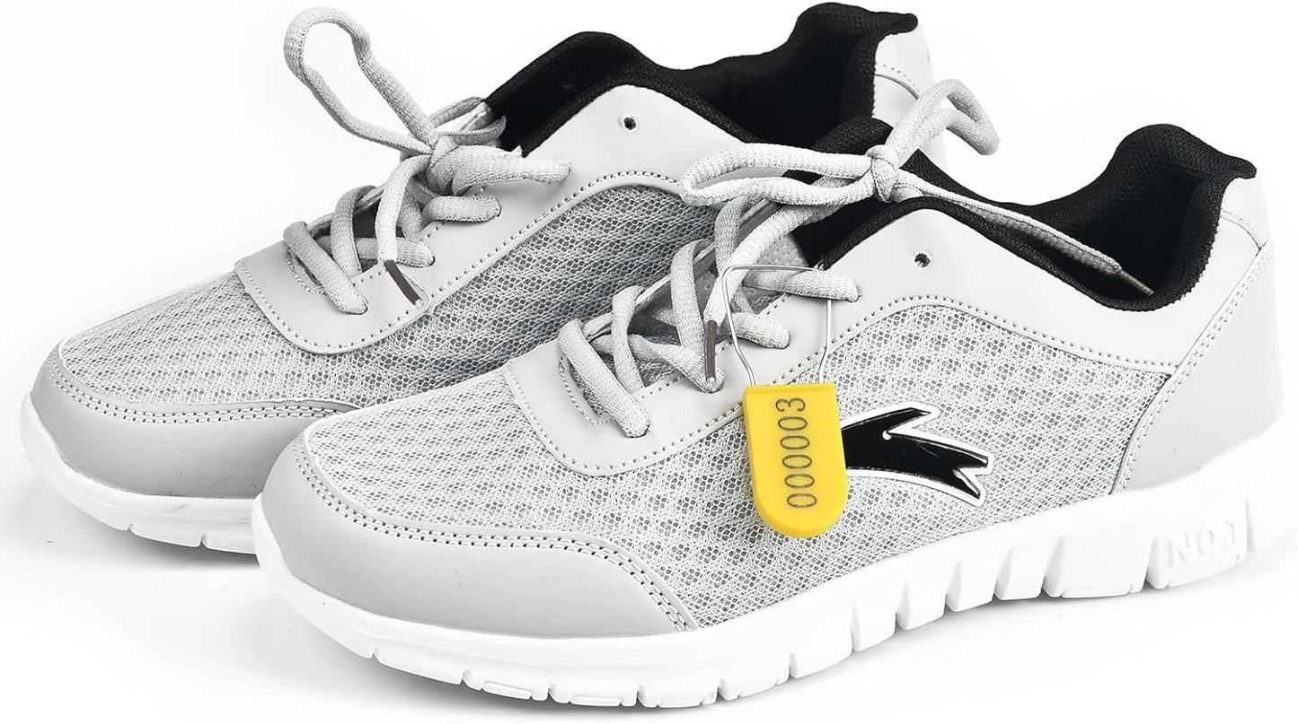 100PCS Plastic Padlock Security Seals Metal Wire Padlocks Electric Meter Seal Disposable Anti-Tamper Lock Numbered Anti Tamper Tag Hasps Yellow