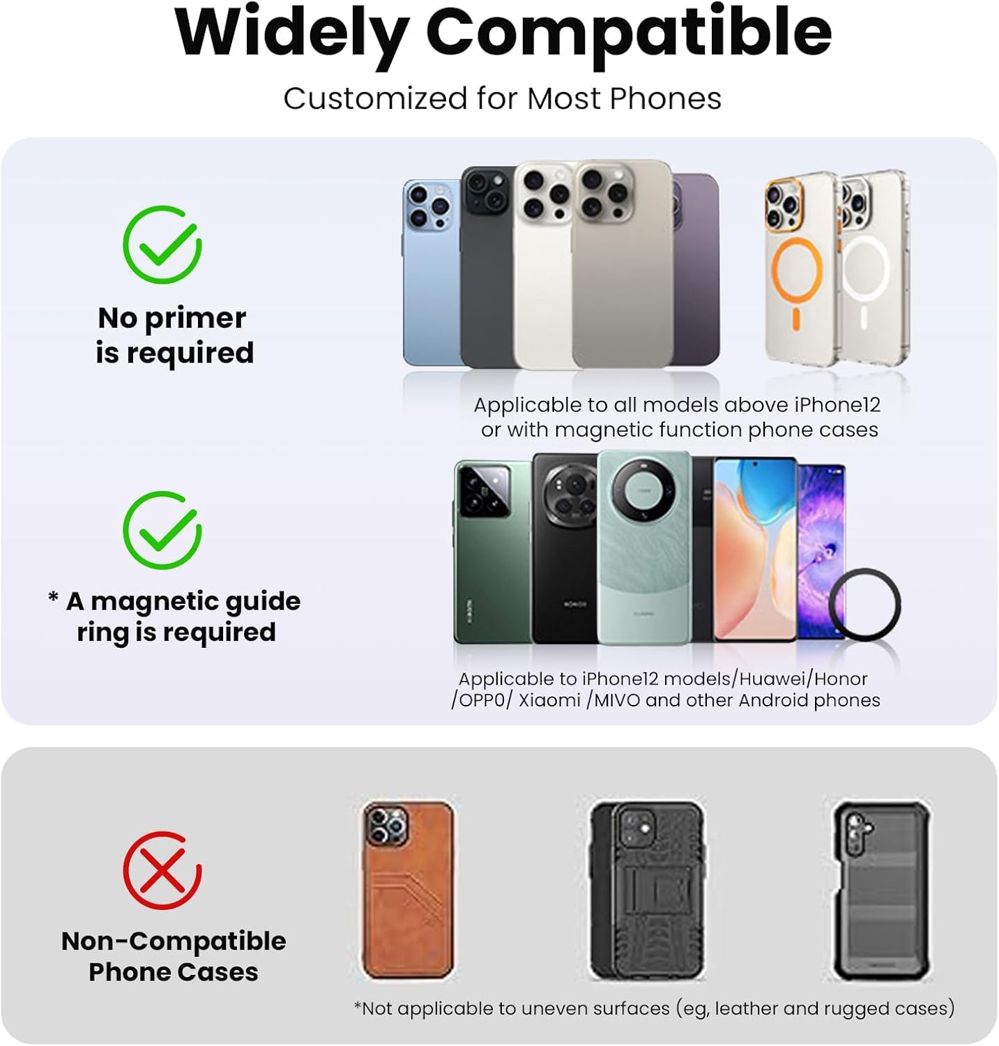 Magnetic Silicone Ring Grip Phone Holder, Loop Grip Phone Holder,Magnetic Phone Loop,Magsafe Phone Grip,Compatible with Magsafe for iPhone 16/15/14/13/12 Series (Wasabi Green)