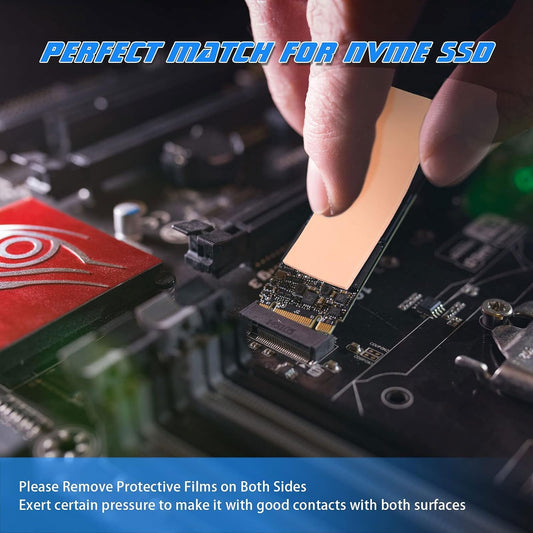 30 Pieces 2.6 x 0.8 Inch Silicone Thermal Pad Reusable Thermal Conductive Silicone Pad Each Thick for Gpu Heatsink CPU Chip Heat Conduction or LED Heat Conduction (Nude Color)