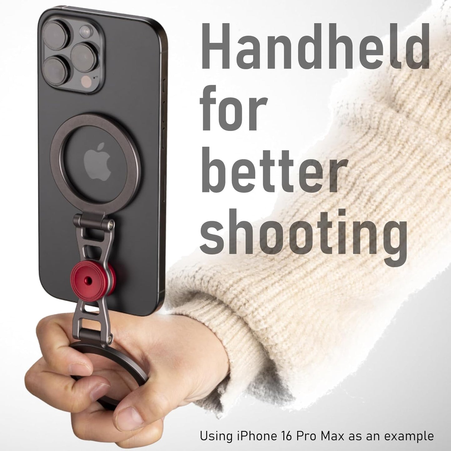 Magnetic Phone Stand with Fidget Spinner | Double Side Holder Ring for iPhone 12/13/14/15/16 and Magsafe Case | Stress Relief Toy | Portable Desk & Gym Accessory for Home Office Travel