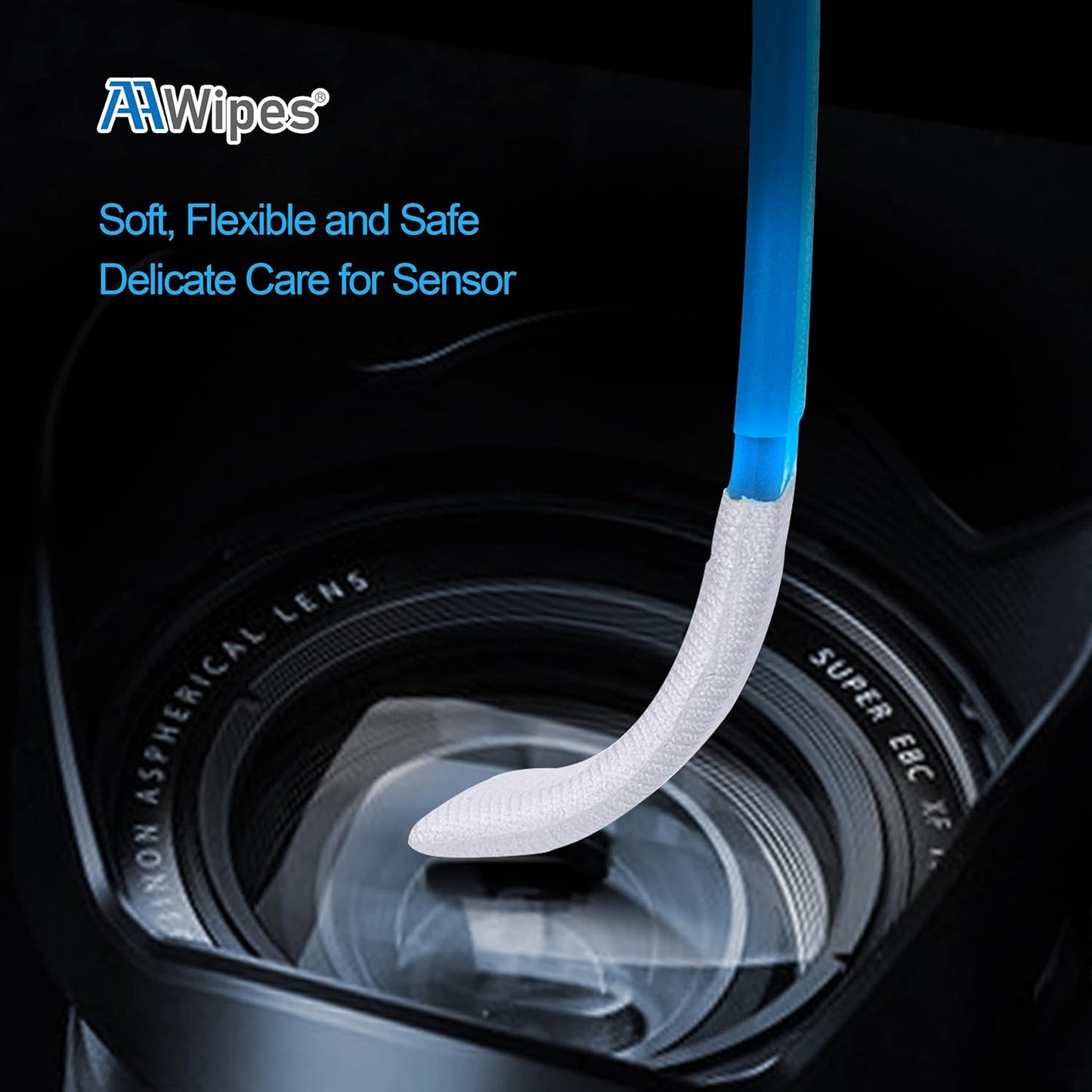 AAWipes Sensor Cleaning Swabs for APS-C Sensors of DDR DSLR or SLR Camera (20 Pack of 16 mm Sensor Cleaning Swabs) (HCS-16)