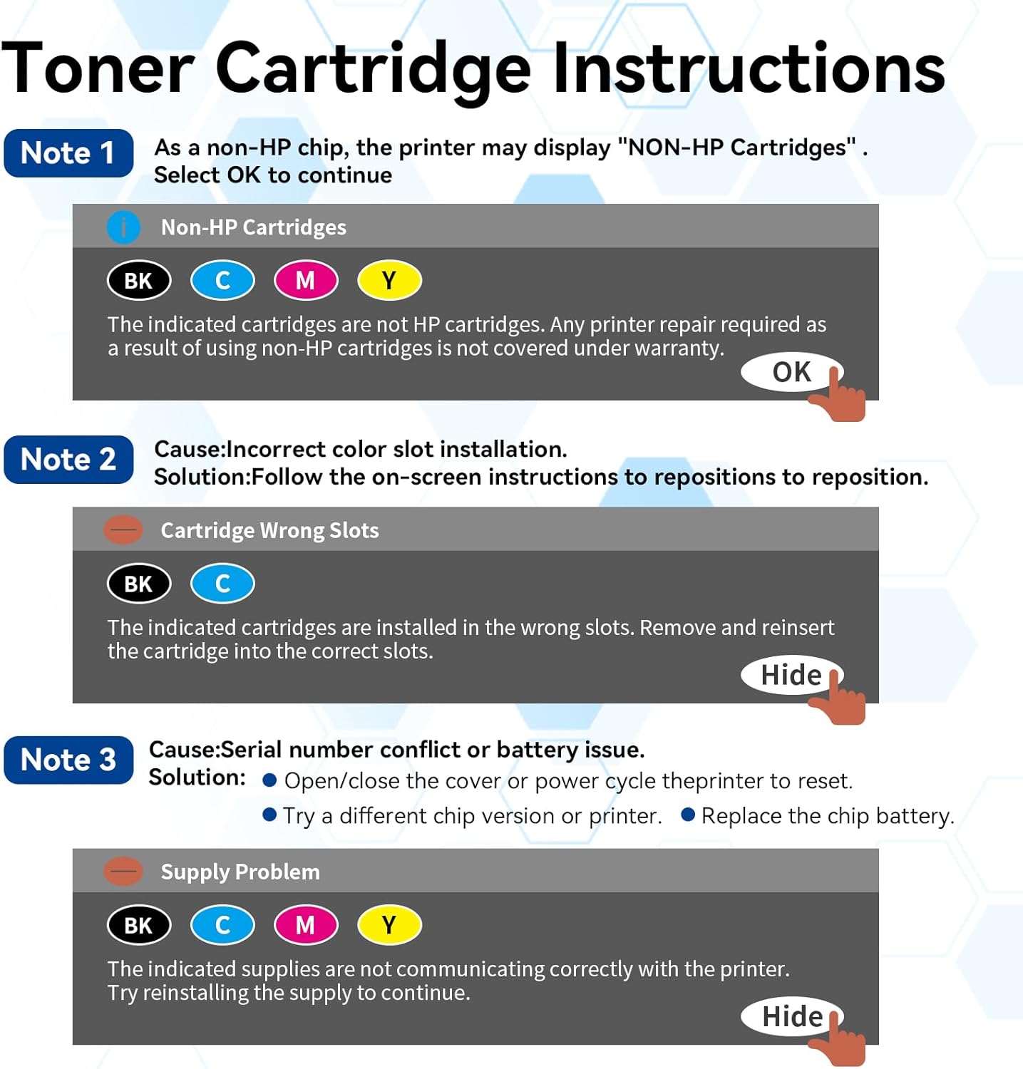 LEMERO 218A Toner Cartridges 4 Pack 218X (with Chip) Compatible Replacement for HP 218A 218X Toner Cartridges Work for HP Color Laserjet Pro MFP 3301cdw 3201dw 3301sdw Printer W2180A W2180X (BCMY-4P)