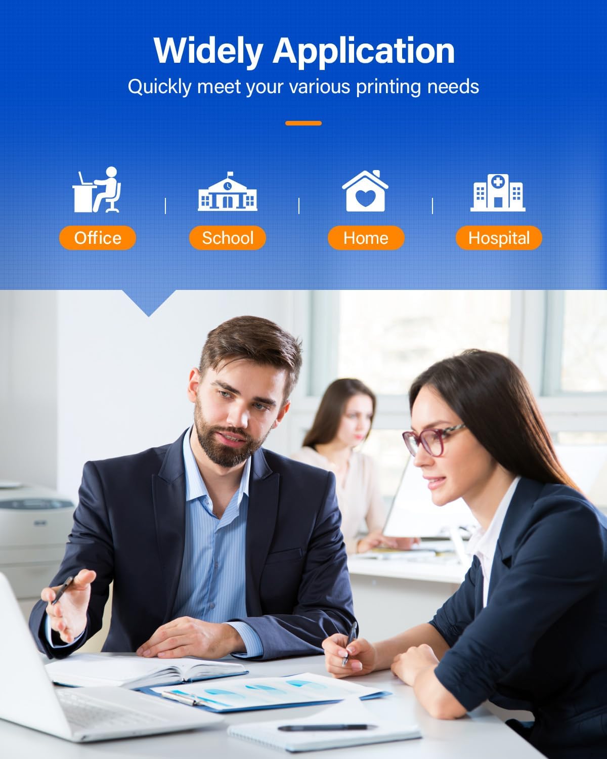 Versalink C7020 C7025 C7030 Toner Cartridge 4-Pack High Capacity 106R03737 106R03740 106R03739 106R03738 Replacement Compatible for Xerox VersaLink C7020 C7025 C7030 Printer Black Cyan Magenta Yellow