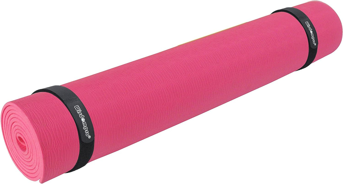 12 Pack 1 x 24 Inches Hook and Loop Reusable Fastening Cable Tie Down Straps by Wisdompro - Reusable, Durable Functional Cinch Strap to Keep Your Home, Office, Workspace from Tangled Messes of Cords