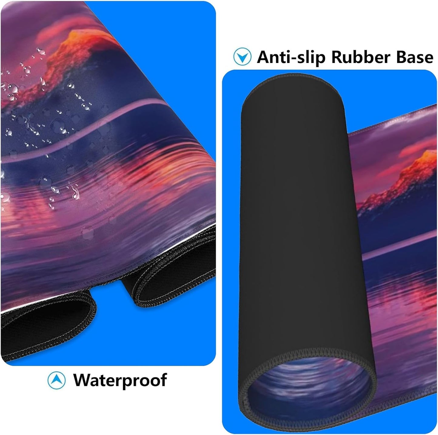 Duck Large Mouse Pad, Gaming Mouse Pad, Keyboard Mat, Non-Slip Rubber Base, Office Accessories, Desk Mat, MousePads for School, Work, Home Decor Gifts 31.5" x 11.8"