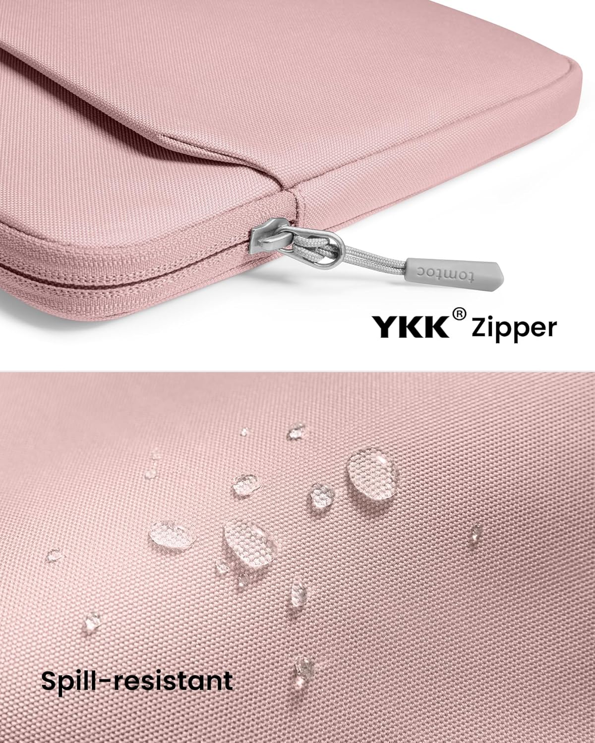 tomtoc Slim Laptop Sleeve for 14-inch MacBook Pro M4/M3/M2/M1 Pro/Max 2024-2021, Water-Resistant Protective Case for 13.8 Inch Surface Laptop AI PC, Accessory Bag