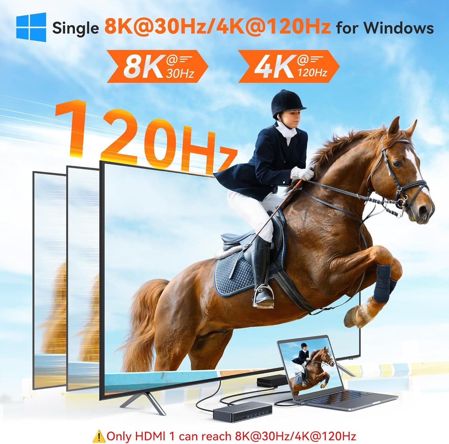 Displaylink Docking Station Triple 4K HDMI Monitors for MacBook M1 M2 M3 M4/Windows Laptop,Displaylink Dock with 140W PD Adapter, 3 HDMI,2 DisplayPort,10Gbps USB-C/A Ports, Ethernet, Audio,SD/TF Card