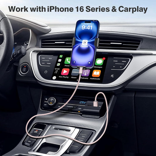 Elebase USB Type C Charging Cable 1.5/3.3/6.6FT 3 Pack,USBC Car Charger Cord for iPhone 16 15 Plus Pro Max 2,Airpods 4,Samsung Galaxy S24 S23 Plus Ultra Note 10 20 S10 S10E,Tab A7,A54 A53 A52,Z Flip