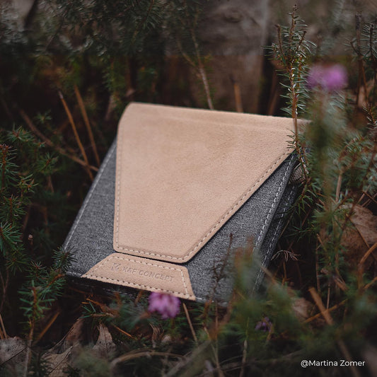 K&F Concept Lens Filter Case 4 Pocket, Leather Carrying Filters Bag Pouch for Square ND CPL etc Filters up to 100x100mm, Designed NANO-X Series Square Bracket 100mm