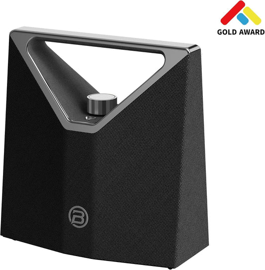 BUGANI Bluetooth Speaker Loud 80W,Waterproof Large Bluetooth Speaker Subwoofer Hi-Res Audio, 12H Playtime Party Outdoor Speakers for Camping,Beach, Gray