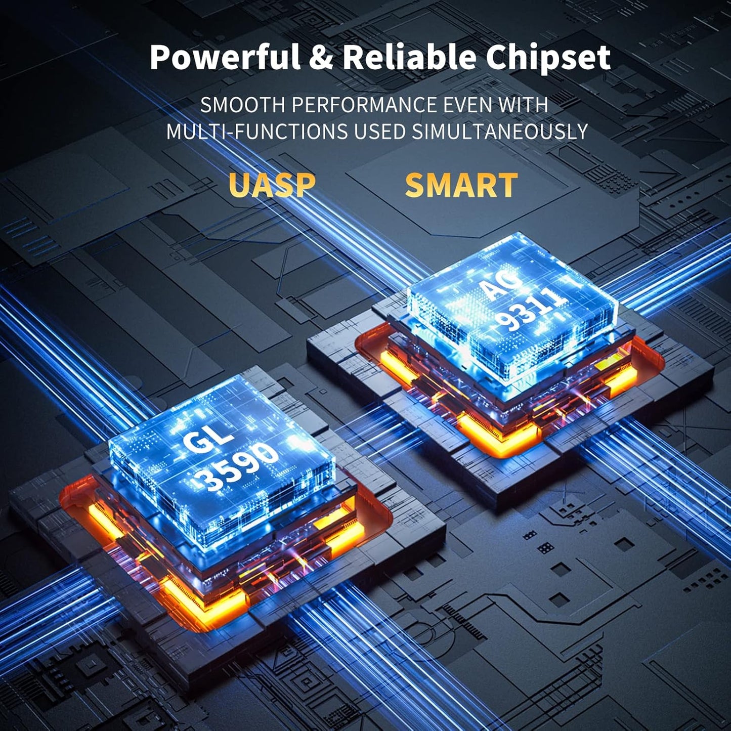 USB C Hub 8 in 1 Multiport Adapter, 3 USB 3.2 Gen 2 Ports with 10Gbps, 3 USB-A 3.0 5Gbps, 4K@60Hz HDMI, 100W PD, USBC Splitter for MacBook Pro, iPad Pro, Mac mini and More(Not Support USB-C Monitor)