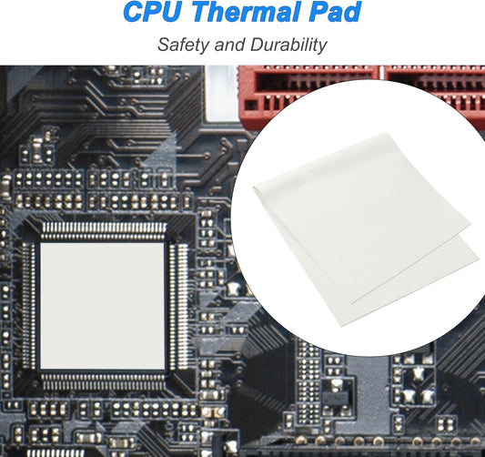 uxcell 1 Pack Thermal Pad, 400 x 205 x 0.5mm Highly Efficient CPU Thermal Conductive Pad, Heat Dissipation Silicone Thermal Pad for Laptop Heatsink CPU GPU SSD IC LED Cooler