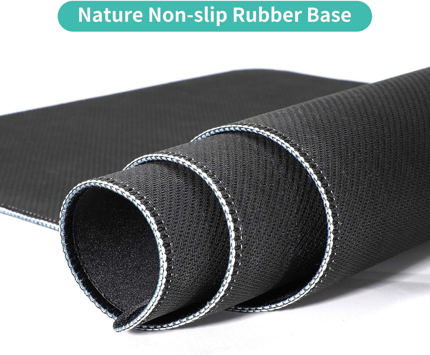 Dynippy Thin Extended Gaming Mouse Pad (31.5 * 11.8 * 0.08 inch) with Stitched Edges Large Mousepad Long XXL Keyboard and Mouse pad Desk Mat for Gaming Office & Home - Galaxy Nebula Space