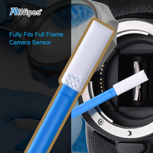 AAWipes Camera Sensor Cleaning Kit Sensor Lens Cleaner for Full Frame of DDR6 DSLR or SLR (6mm Sensor Cleaning Swabs) (HCS-6) (20)