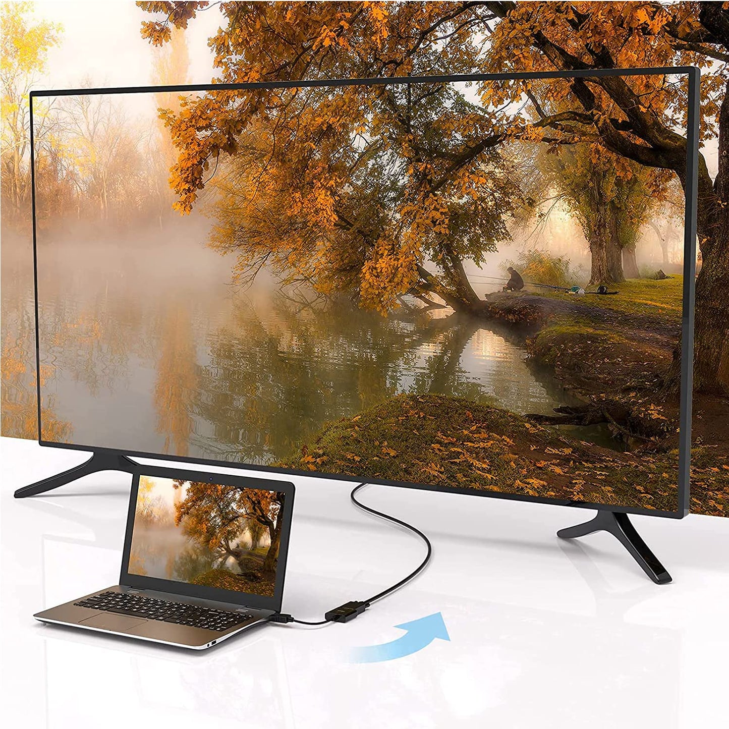 TSUPY DisplayPort to VGA, 1080P DP to VGA Adapter Gold-Plated Display Port to VGA Converter Male to Female Cable to Connect Your Computer to a Large Screen, Projector