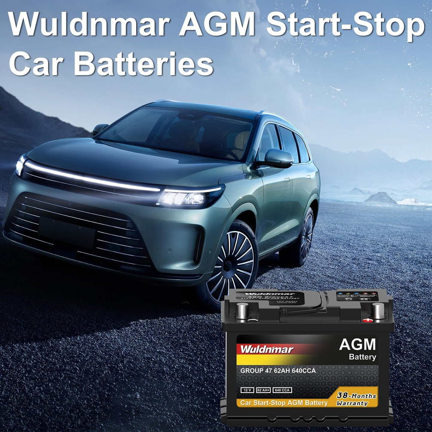 G47 12V Automotive Lead-Acid Battery – Superior Starting Power, Perfect for Standard Vehicles