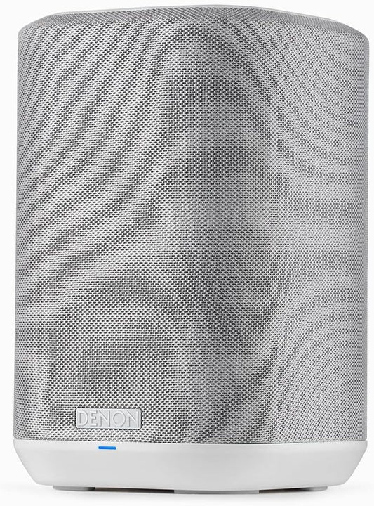 Denon Home 150 Wireless Smart Speaker – Compact Design, Wi-Fi & Bluetooth, HEOS Built-in, Alexa Built-in, Siri & AirPlay 2, Spotify Connect, Multi-Room Support, White