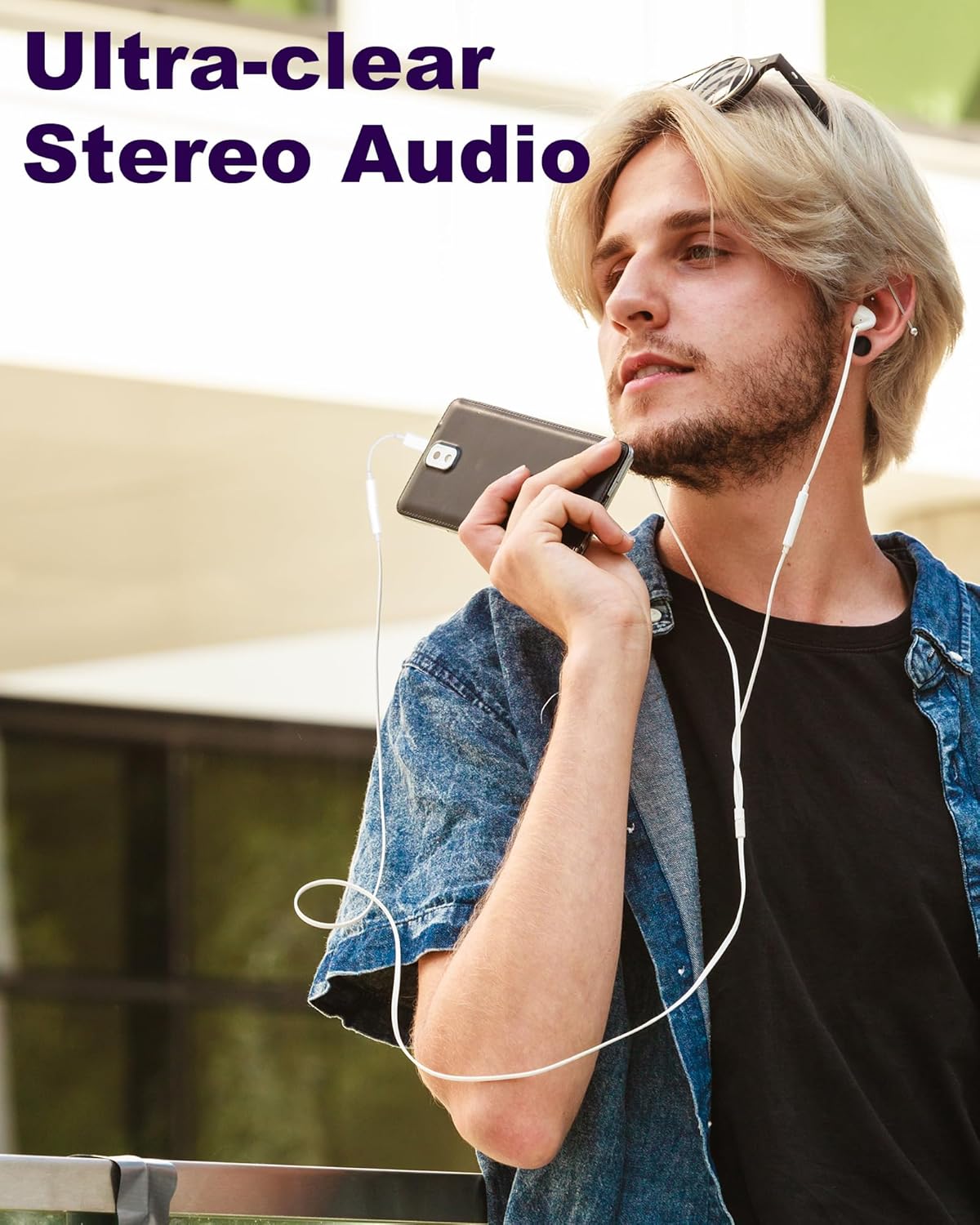 USB Type C to 3.5mm Female Headphone Jack Adapter 2 Pack, USB C to Aux Audio Dongle Cable Cord Compatible with iPhone 16 15 Series, S24/S23 Ultra, iPad Pro, MacBook, Pixel XL More Type-C Devices