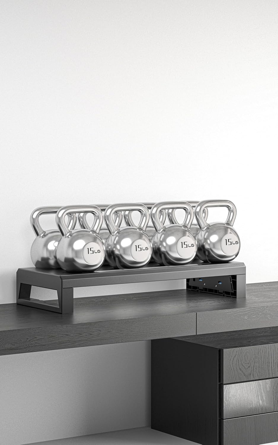 Computer monitor stand Laptop Desk Shelf & Monitor Riser ,21.6 inches long desk riser Monitors/PC/Laptop/Computer Space Saver Organizer ,Heavy Duty Gift Gaming Studio Office(Basic Version, 550mm)