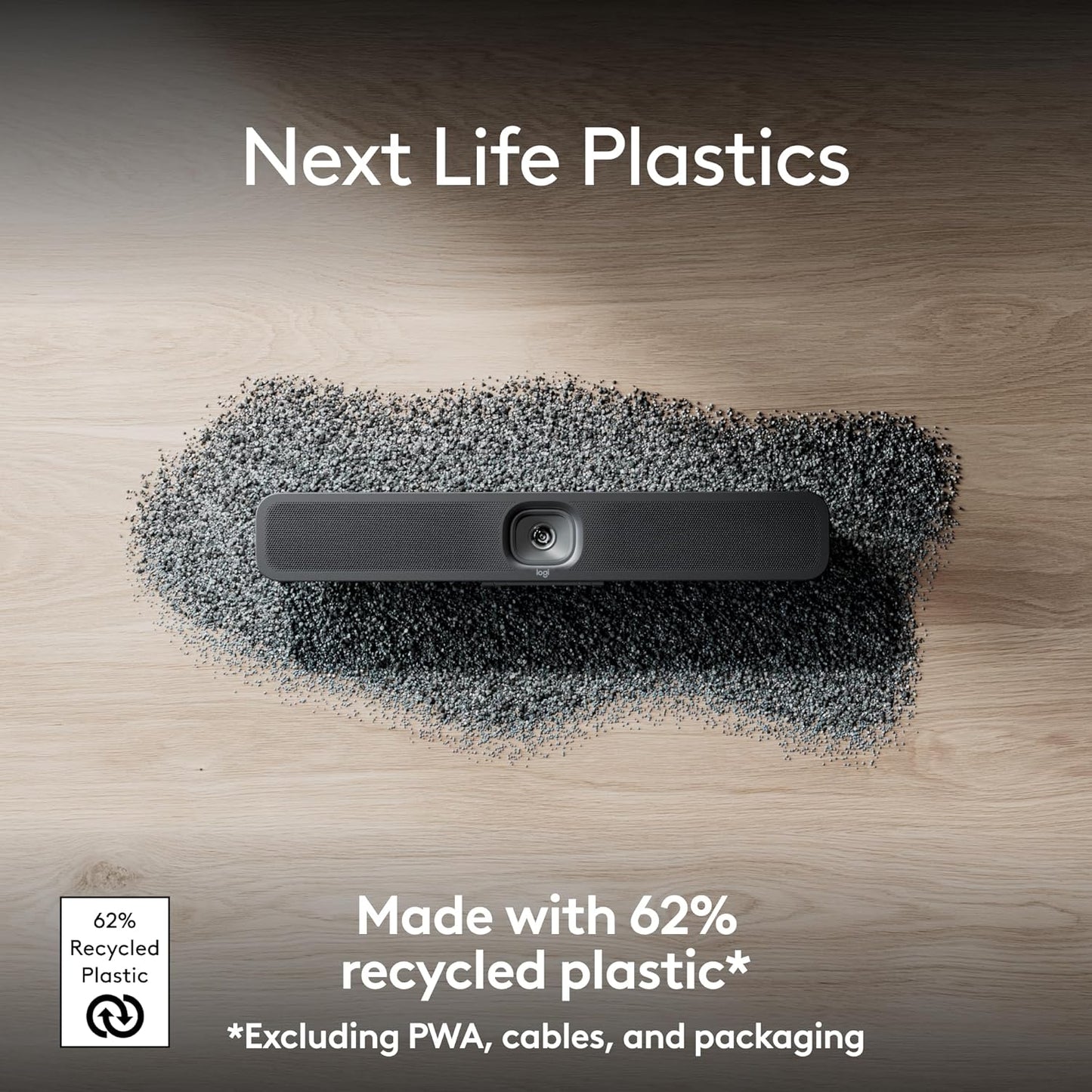 Logitech MeetUp 2 All-in-One USB Conference Room Camera, Compact Video Bar with Built-in AI Features, Works with Microsoft Teams, Zoom Rooms, Google Meet, and More